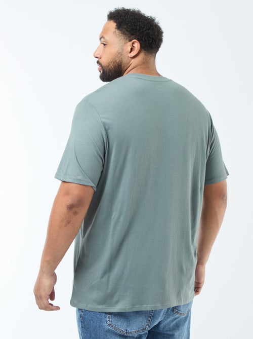 T-shirt em puro algodão - Kiabi