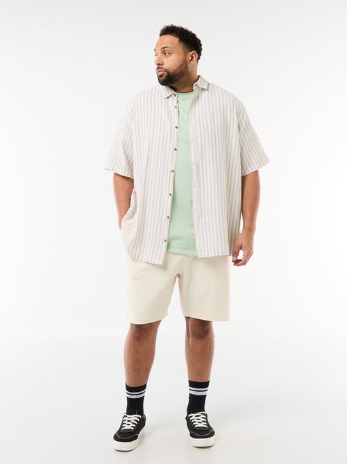 T-shirt em puro algodão - Kiabi