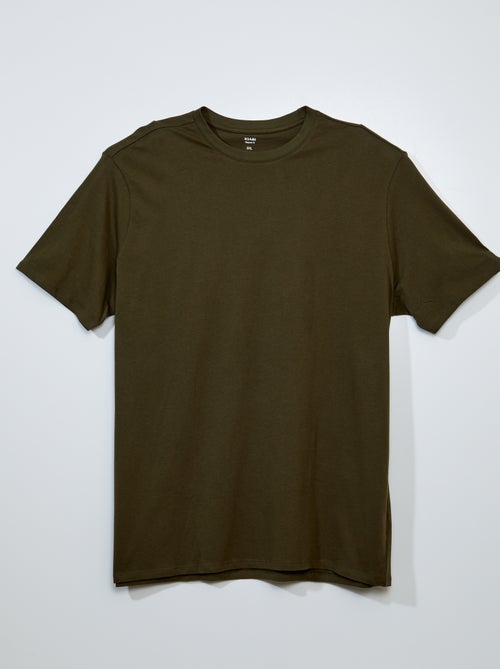 T-shirt em puro algodão - Kiabi