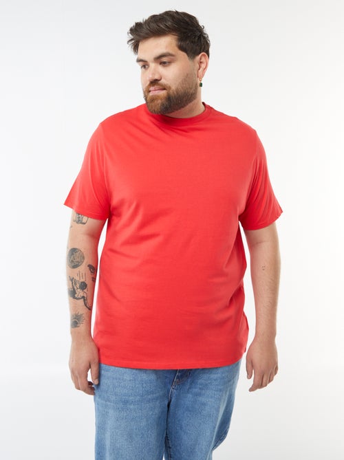 T-shirt em puro algodão - Kiabi