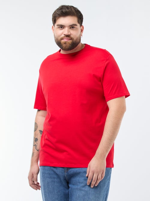 T-shirt em puro algodão - Kiabi