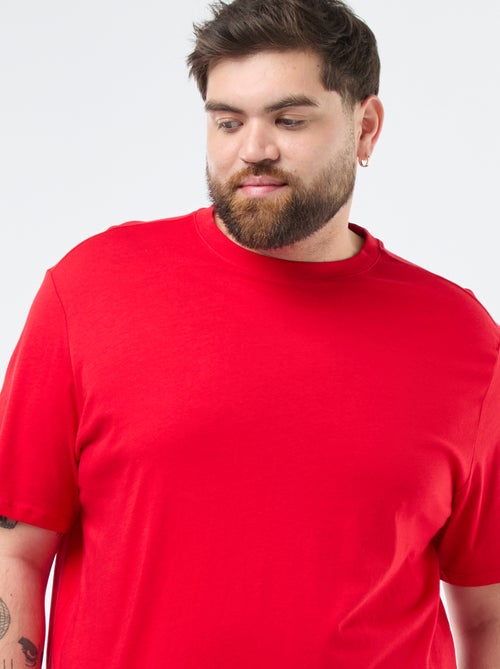 T-shirt em puro algodão - Kiabi