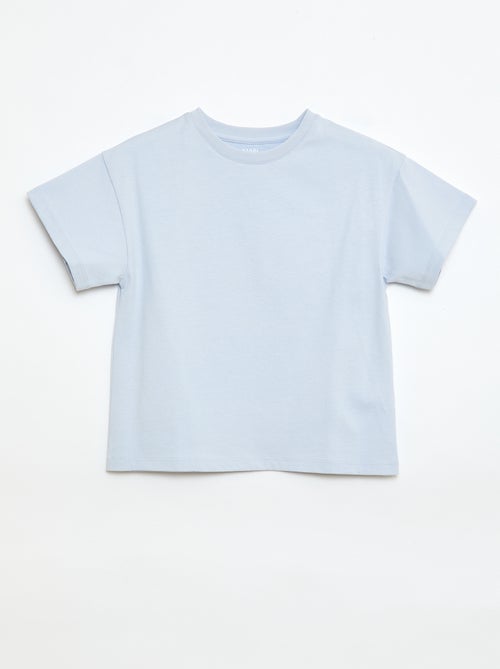 T-shirt em Tough Cotton mangas curtas - Kiabi