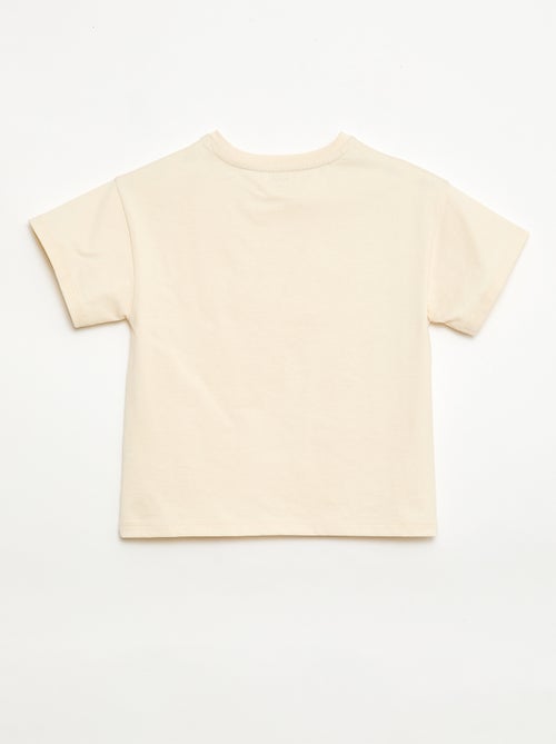 T-shirt em Tough Cotton mangas curtas - Kiabi