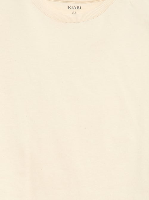 T-shirt em Tough Cotton mangas curtas - Kiabi