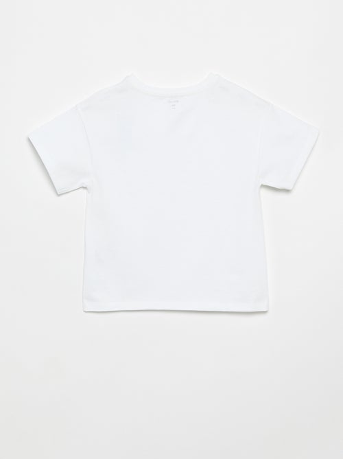 T-shirt em Tough Cotton mangas curtas - Kiabi