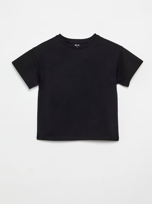 T-shirt em Tough Cotton mangas curtas - Kiabi