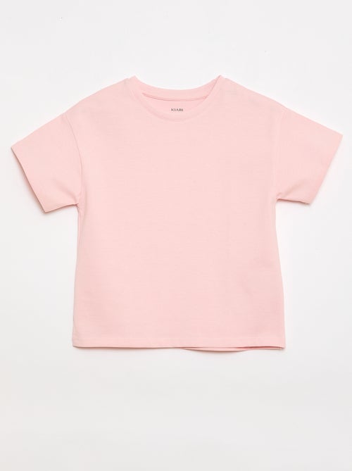T-shirt em Tough Cotton mangas curtas - Kiabi