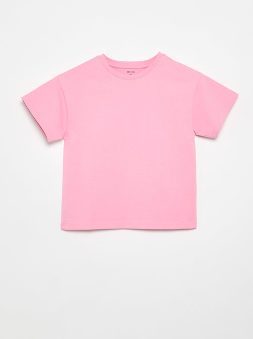 T-shirt em Tough Cotton mangas curtas - Kiabi