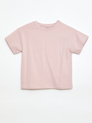T-shirt em Tough Cotton mangas curtas