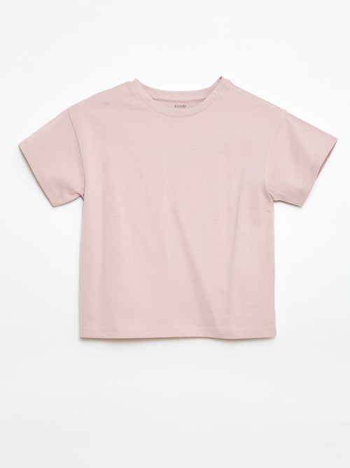 T-shirt em Tough Cotton mangas curtas - Kiabi