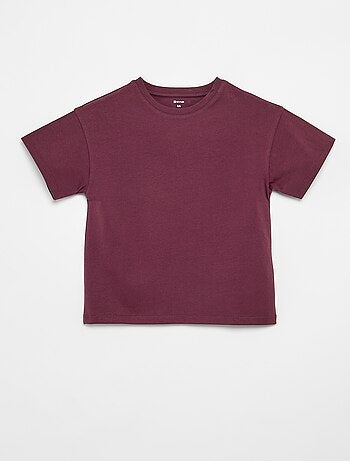 T-shirt em Tough Cotton mangas curtas