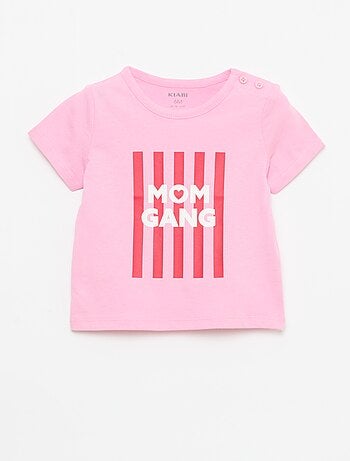 T-shirt especial Dia da Mãe em jersey de algodão