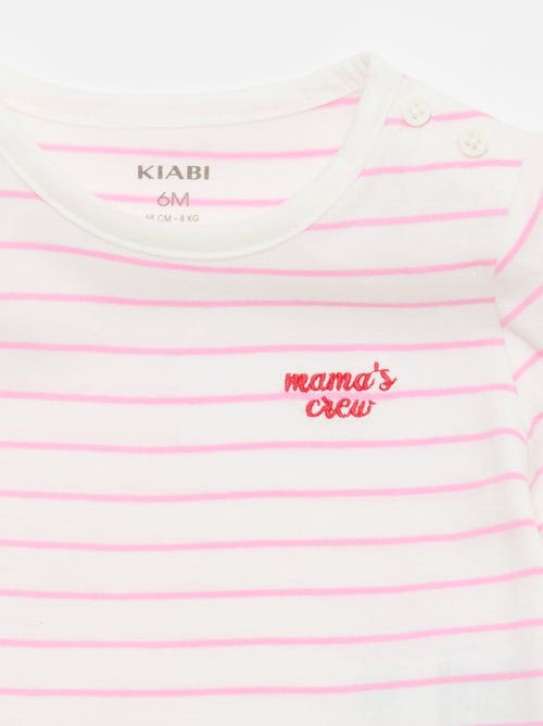 T-shirt especial Dia da Mãe em jersey de algodão - Kiabi