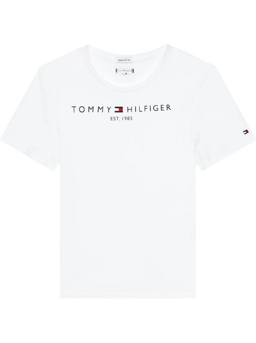 T-shirt essencial tommy hilfiger branco para menina - Kiabi T-shirt essencial tommy hilfiger branco para menina - Kiabi