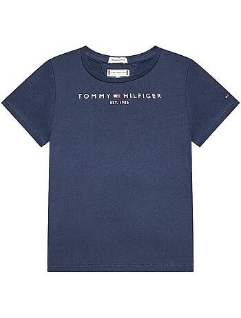 T-shirt Essencial Tommy Hilfiger para Menina Azul-Marinho