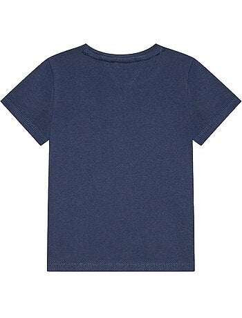 T-shirt Essencial Tommy Hilfiger para Menina Azul-Marinho
