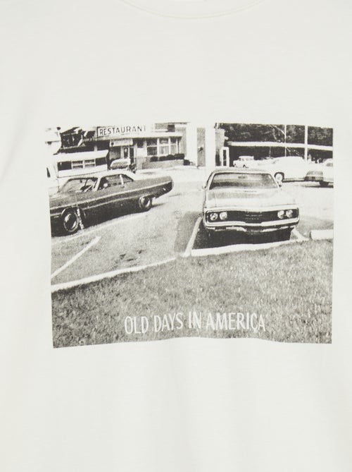 T-shirt estampada - coleção fácil de vestir - Kiabi