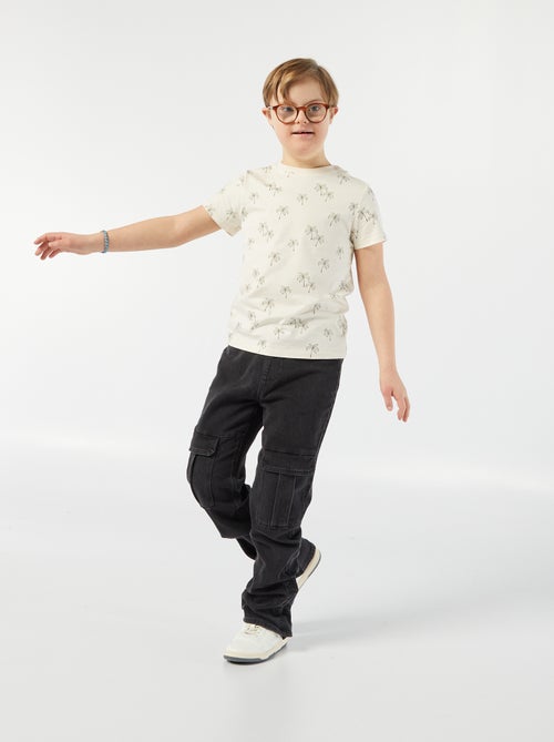 T-shirt estampada - coleção fácil de vestir - Kiabi T-shirt estampada - coleção fácil de vestir - Kiabi