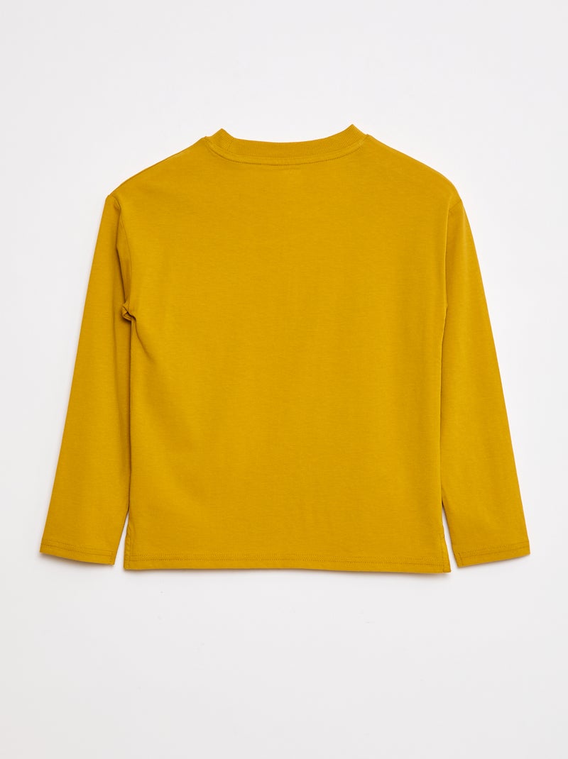 T-shirt estampada  - Grafik Edition Amarelo - Kiabi