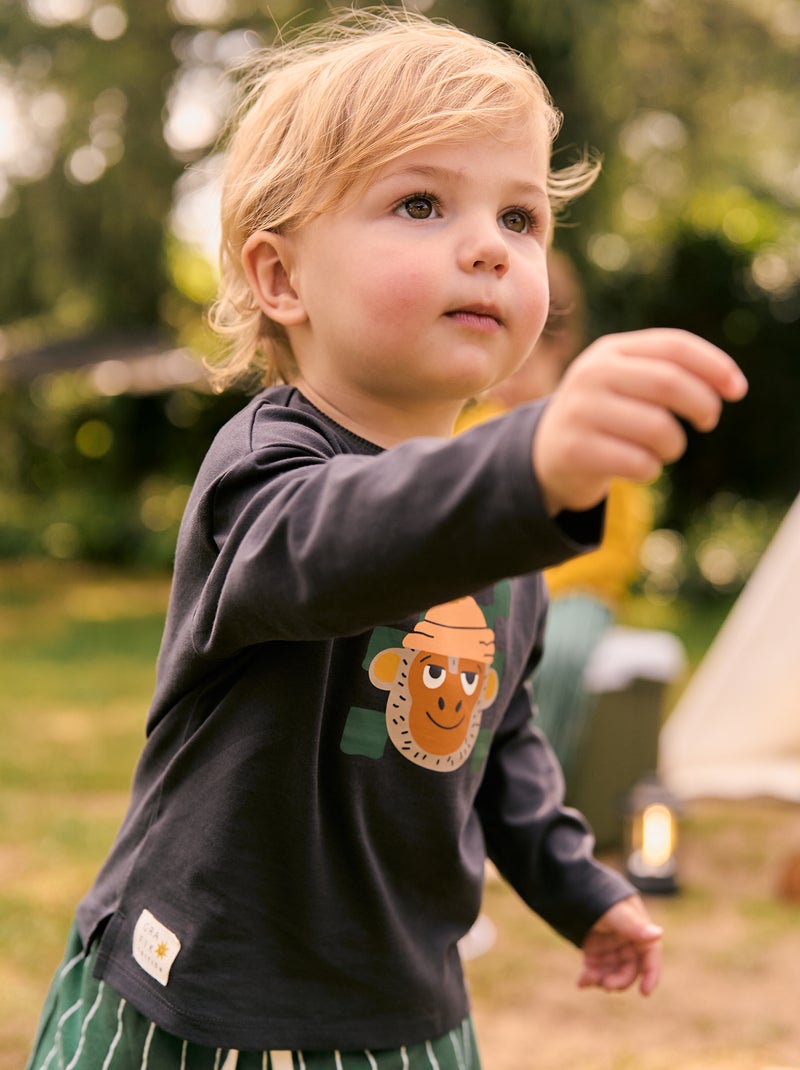 T-shirt estampada  - Grafik Edition Cinza - Kiabi