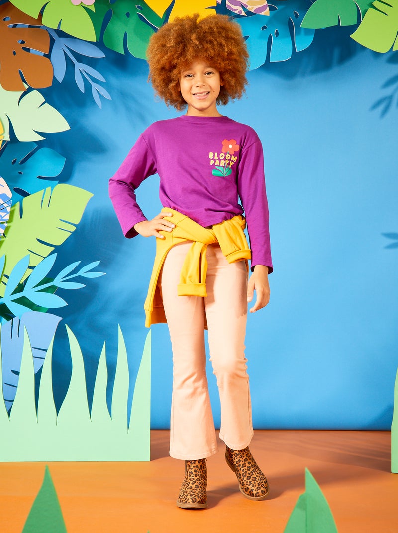 T-shirt estampada  - Grafik Edition VIOLETA - Kiabi