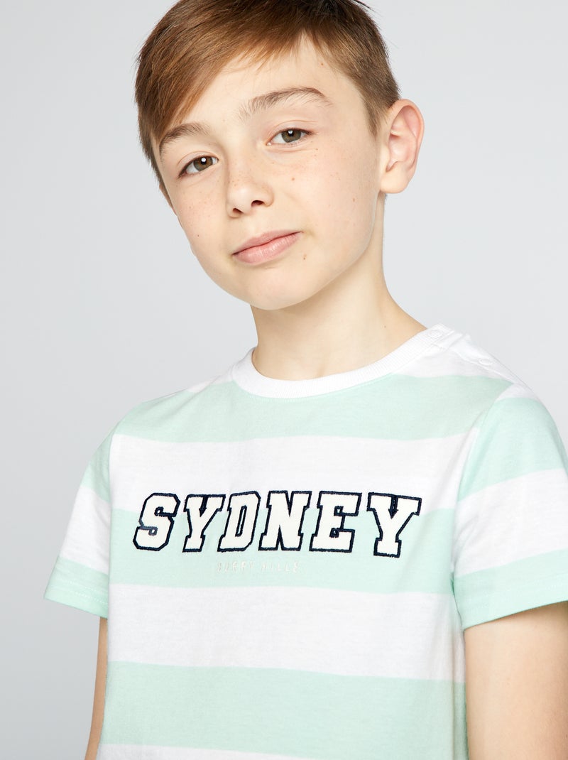 T-shirt estampada - So Easy BRANCO - Kiabi