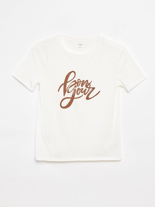T-shirt estampada  - So Easy - Kiabi