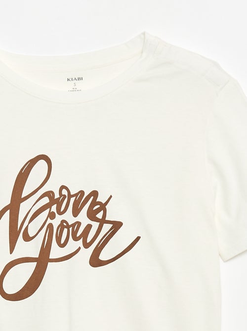 T-shirt estampada  - So Easy - Kiabi