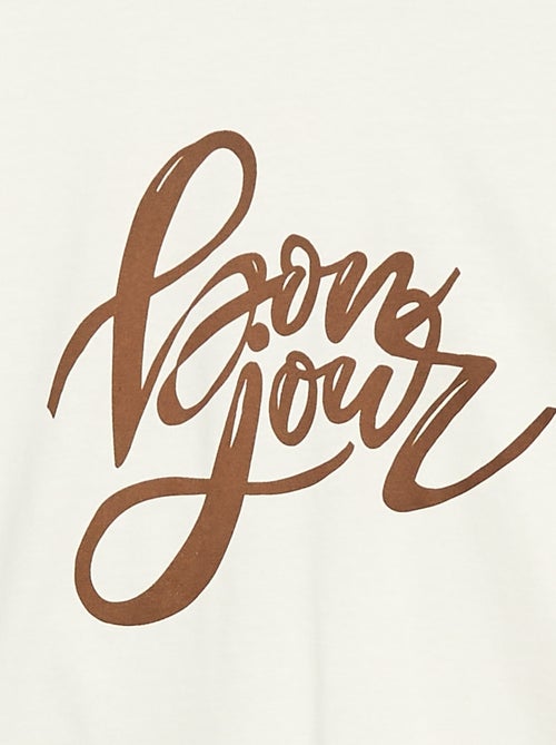 T-shirt estampada  - So Easy - Kiabi