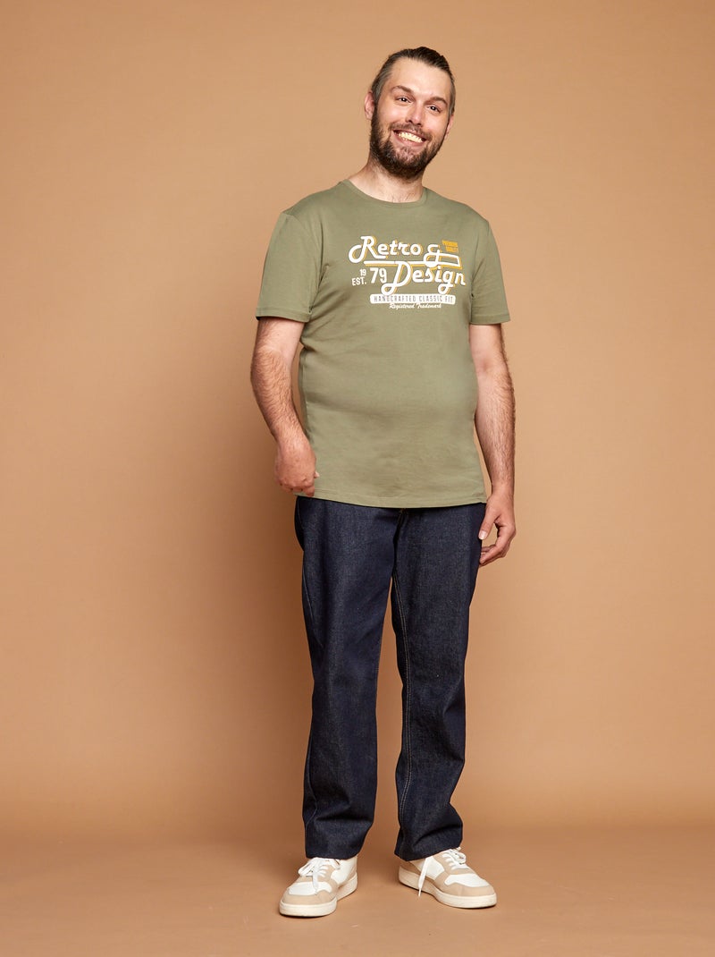 T-shirt estampada - So Easy VERDE - Kiabi