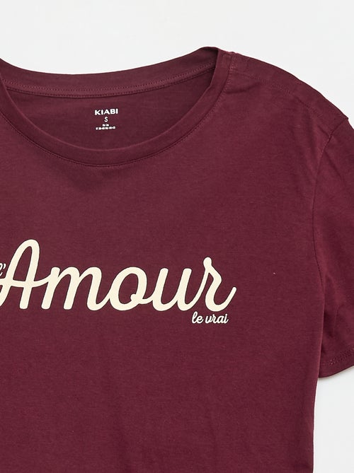 T-shirt estampada  - So Easy - Kiabi