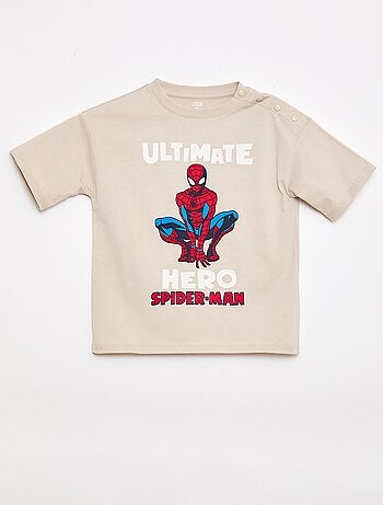 T-shirt estampada - Spider-Man - Marvel - Coleção Fácil de Vestir