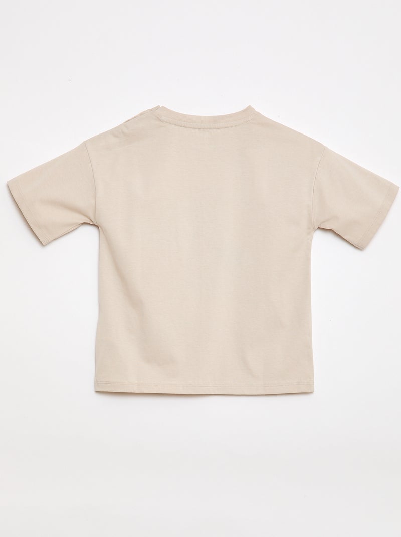 T-shirt estampada - Spider-Man - Marvel - Coleção Fácil de Vestir Bege - Kiabi