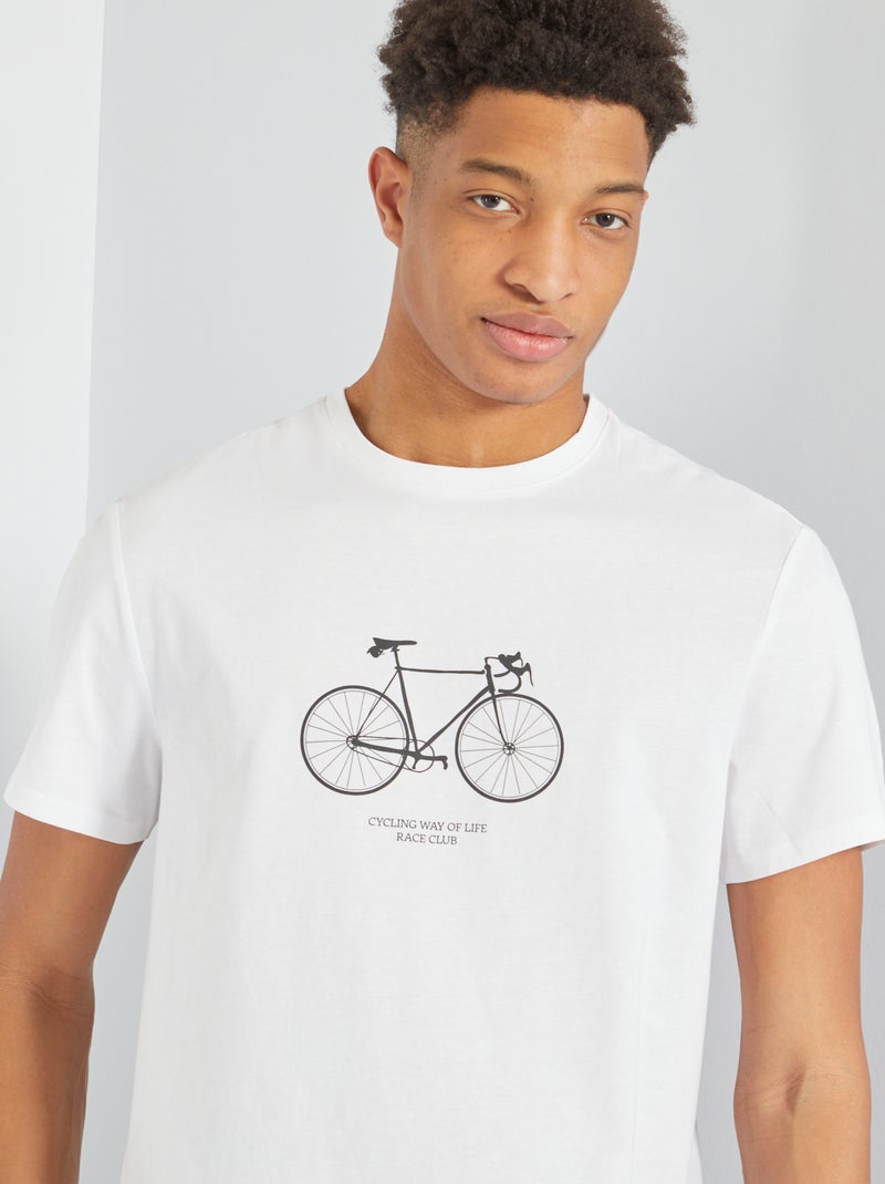 T-shirt estampada +1,90 m BRANCO - Kiabi