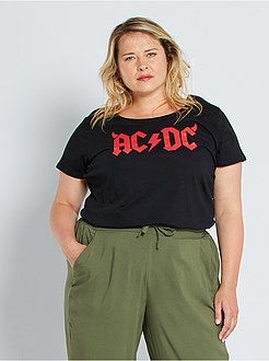 T-shirt estampada 'AC/DC' - Kiabi