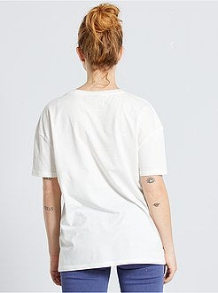 T-shirt estampada 'aguarela' - Kiabi