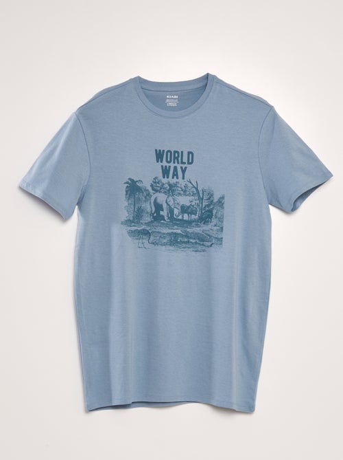 T-shirt estampada - Kiabi