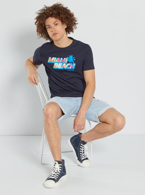 T-shirt estampada - Kiabi