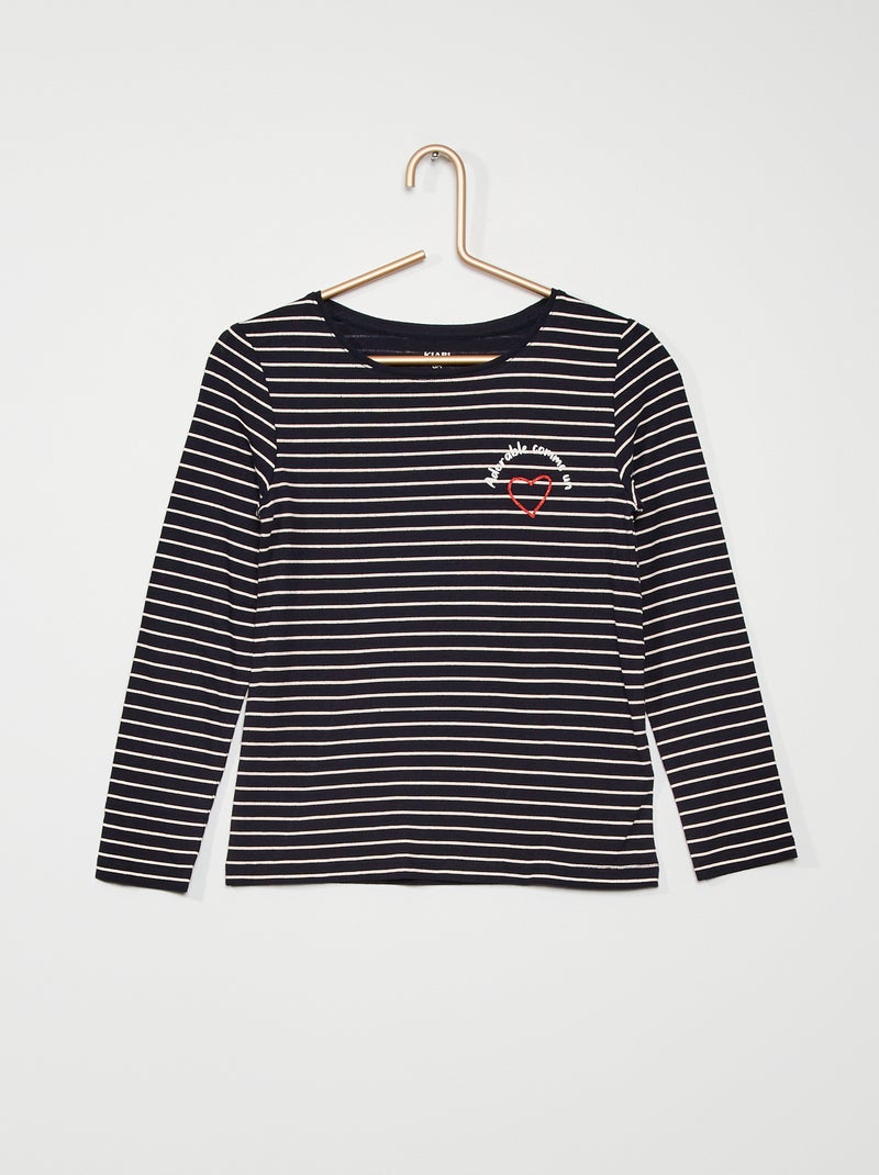 T-shirt estampada AZUL - Kiabi