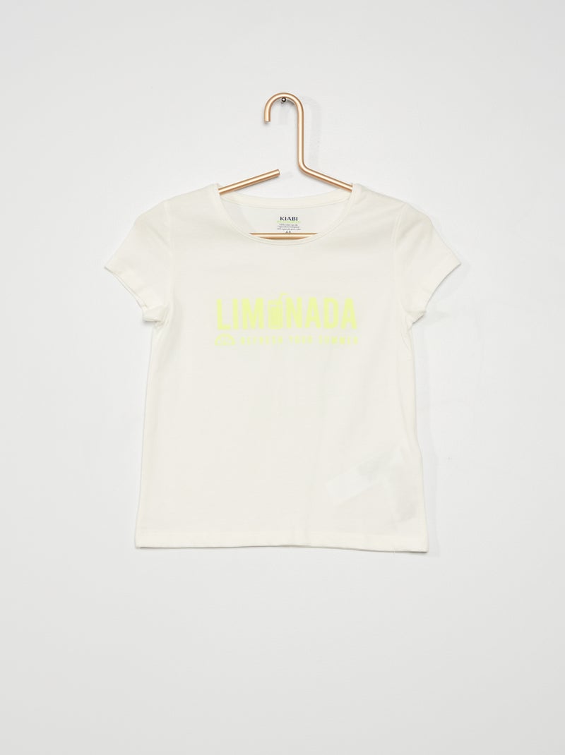 T-shirt estampada AZUL - Kiabi