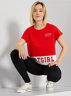 T-shirt estampada 'Batgirl' - Kiabi