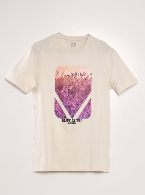 T-shirt estampada - Kiabi