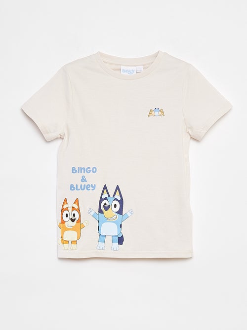 T-shirt estampada 'Bluey' de manga curta - Kiabi