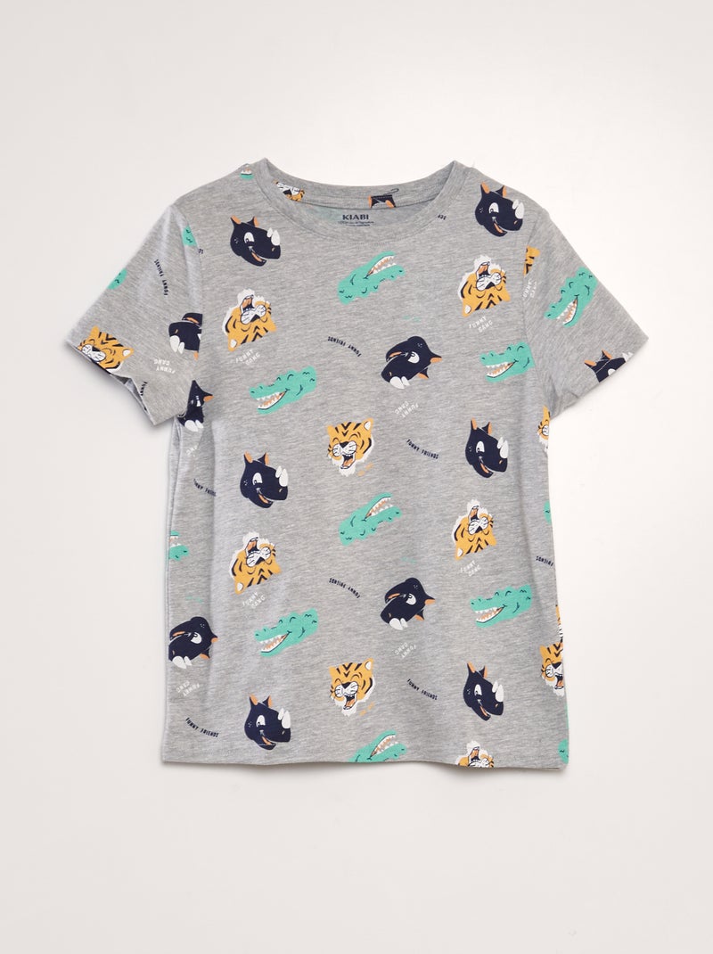T-shirt estampada BRANCO - Kiabi