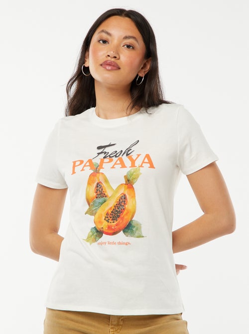 T-shirt estampada - Kiabi