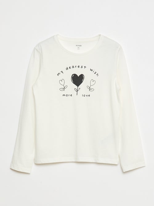 T-shirt estampada - Kiabi