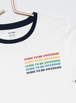 T-shirt estampada - Kiabi