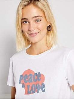 T-shirt estampada - Kiabi