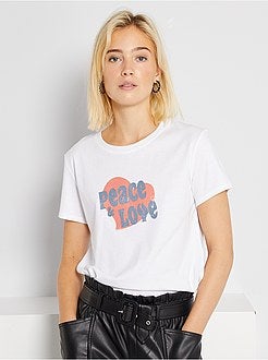 T-shirt estampada - Kiabi